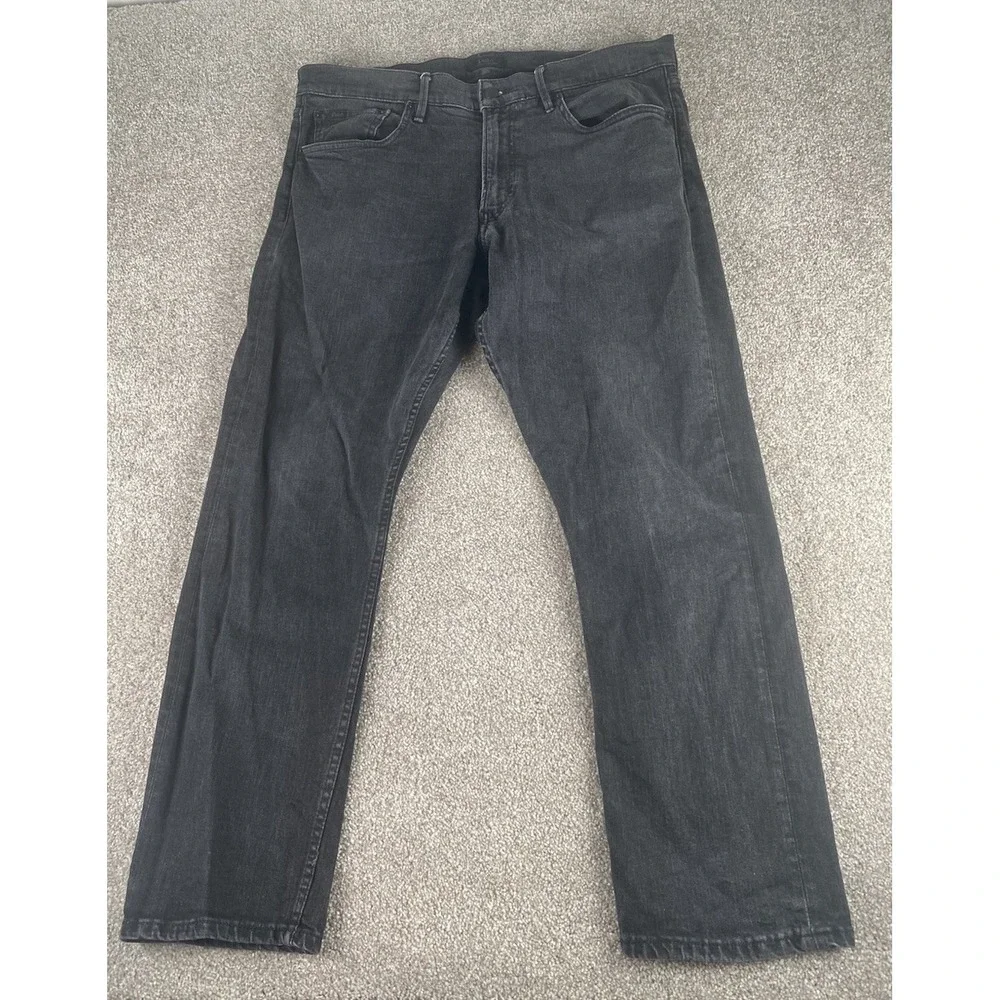 Polo Ralph Lauren Prospect Jeans Black Mens 36x31 Straight Cotton Stretch Skater